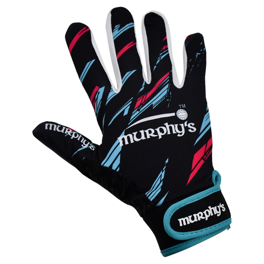 Murphy's Gaelic Gloves - Adult - Black/Blue/Pink