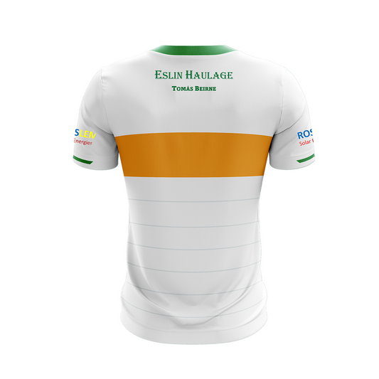 Mc Keever Leitrim Hurling Official Goalkeeper Jersey - Womens - White/Gold