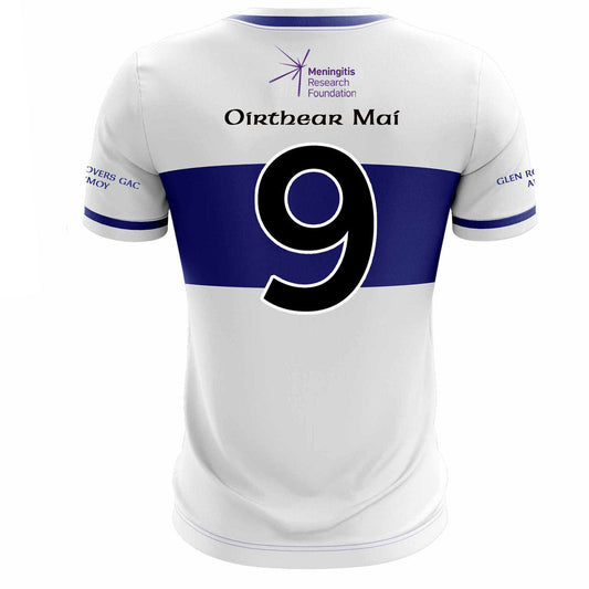 Mc Keever Glen Rovers Armoy Numbered Playing Jersey - Adult - White Player Fit