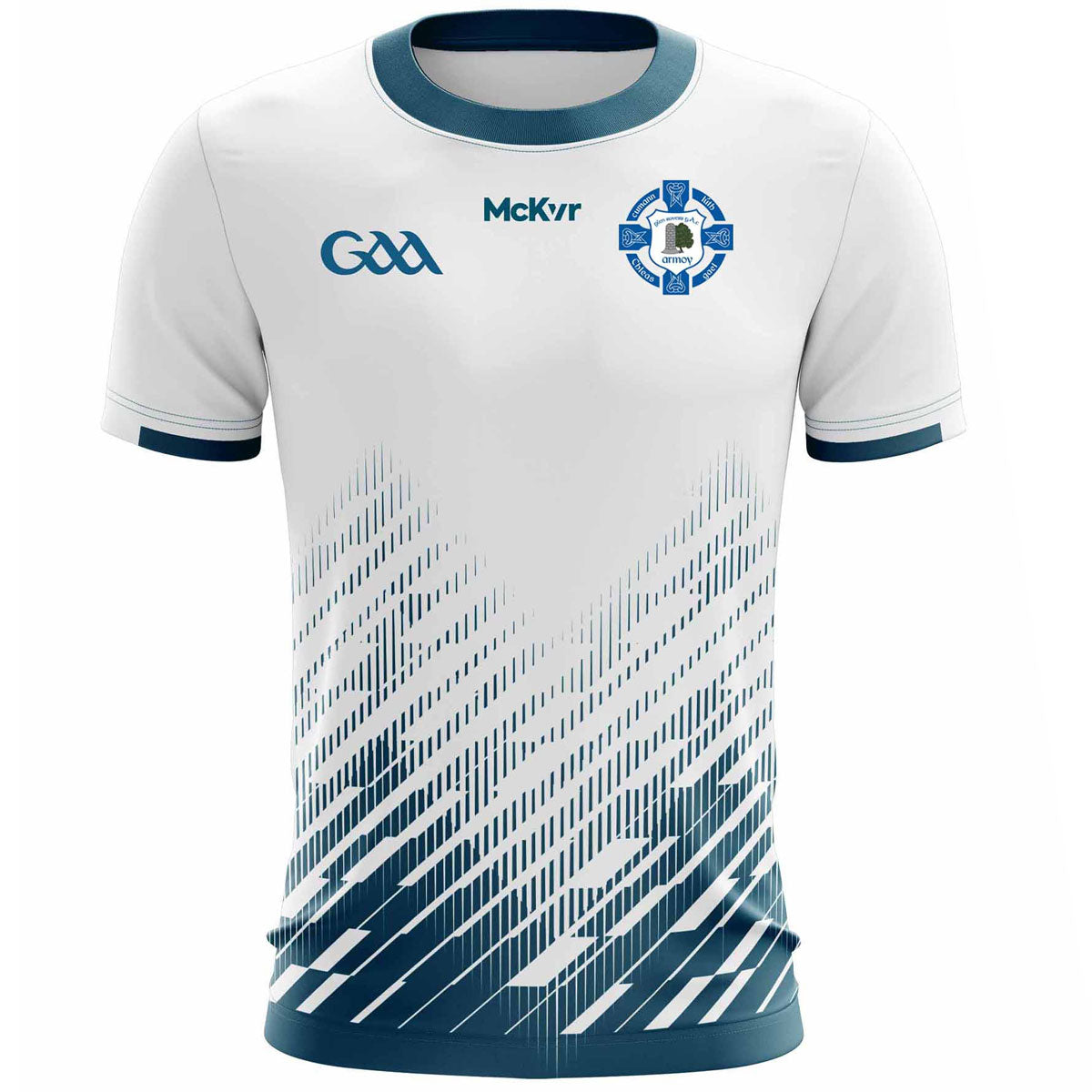 Mc Keever Glen Rovers Armoy Training Jersey - Womens - White/Teal