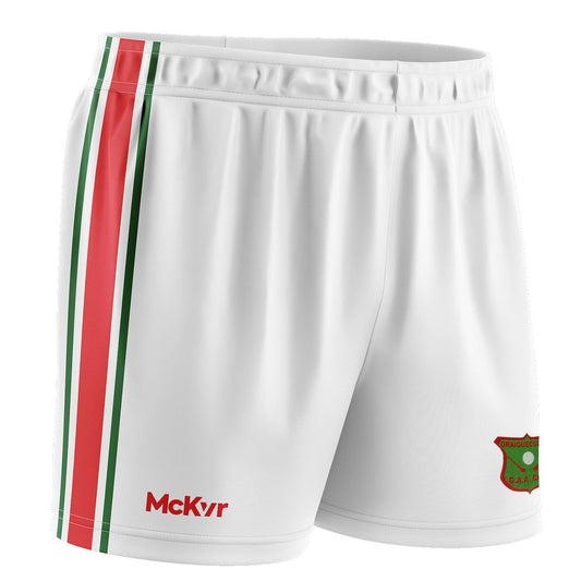 Mc Keever Graigue Cullen GAA Core 22 GAA Shorts - Youth - White/Red/Green