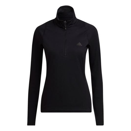 adidas Run Fast 1/2 Zip Running Top - Womens - Black