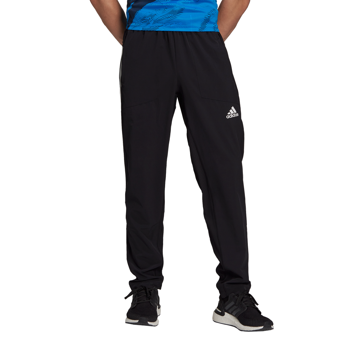adidas Train Icons Woven Training Pants - Mens - Black