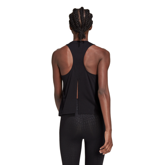 adidas Train Icons 3 Bar Logo Tank Top - Womens - Black