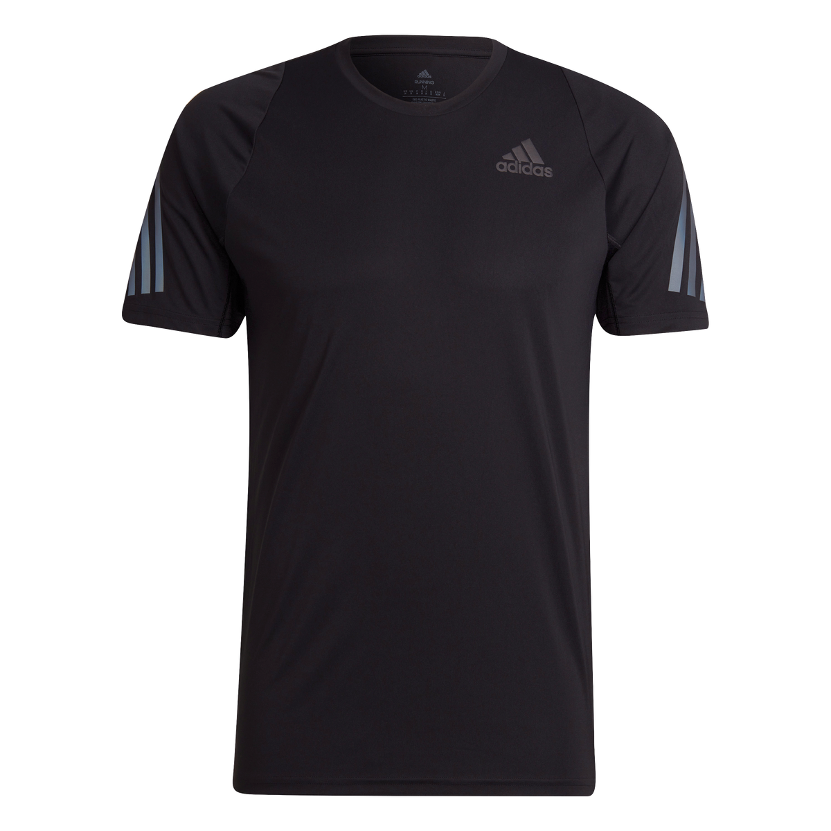 adidas Run Icon Short Sleeve Tee - Mens - Black