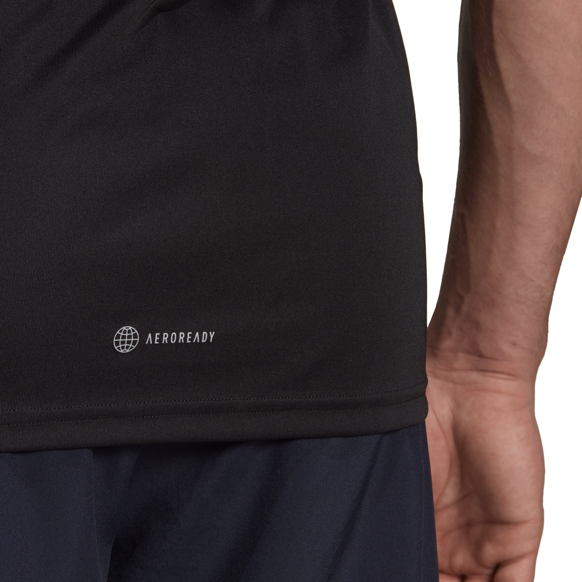 adidas Run Icon Short Sleeve Tee - Mens - Black