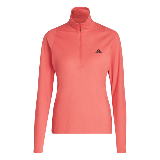 adidas Run Fast 1/2 Zip Running Top - Womens - Pink