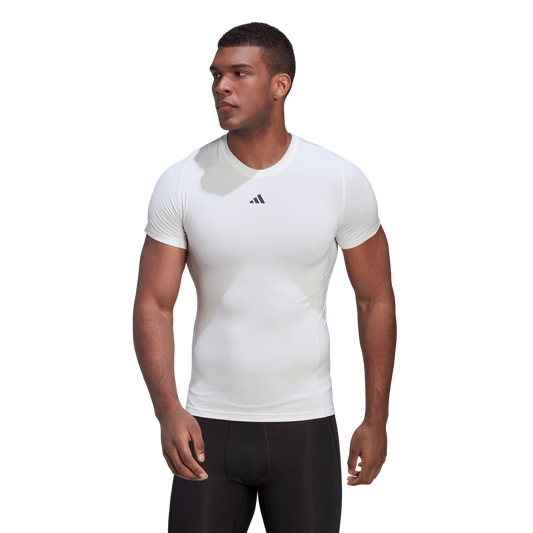 adidas Techfit Training Tee - Mens - White