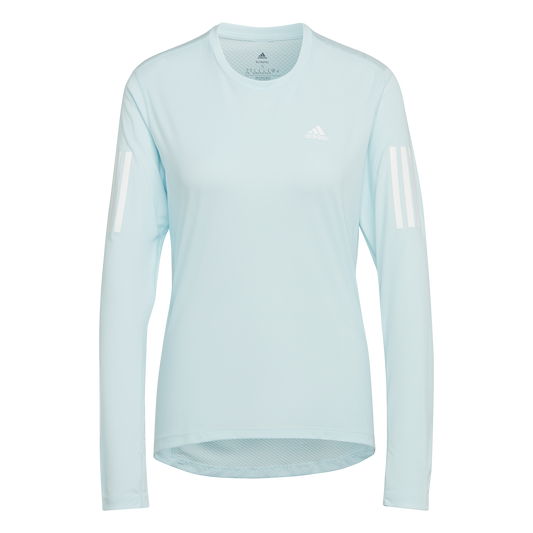 adidas Own the Run Long Sleeve Top - Womens - Alm Blue