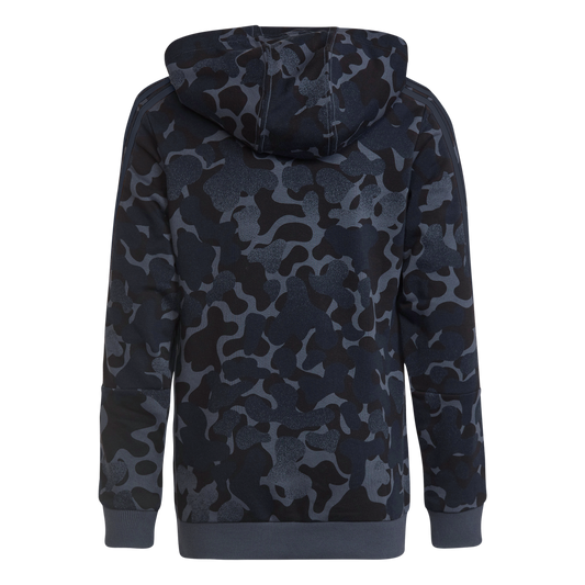 adidas Future Icons 3 Stripes Graphic Hoodie - Boys - Navy/Black/White