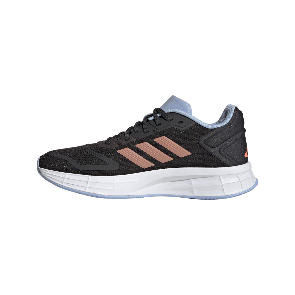 adidas Duramo 10 Running Shoes - Womens - Carbon/Coral Fusion/Blue Dawn