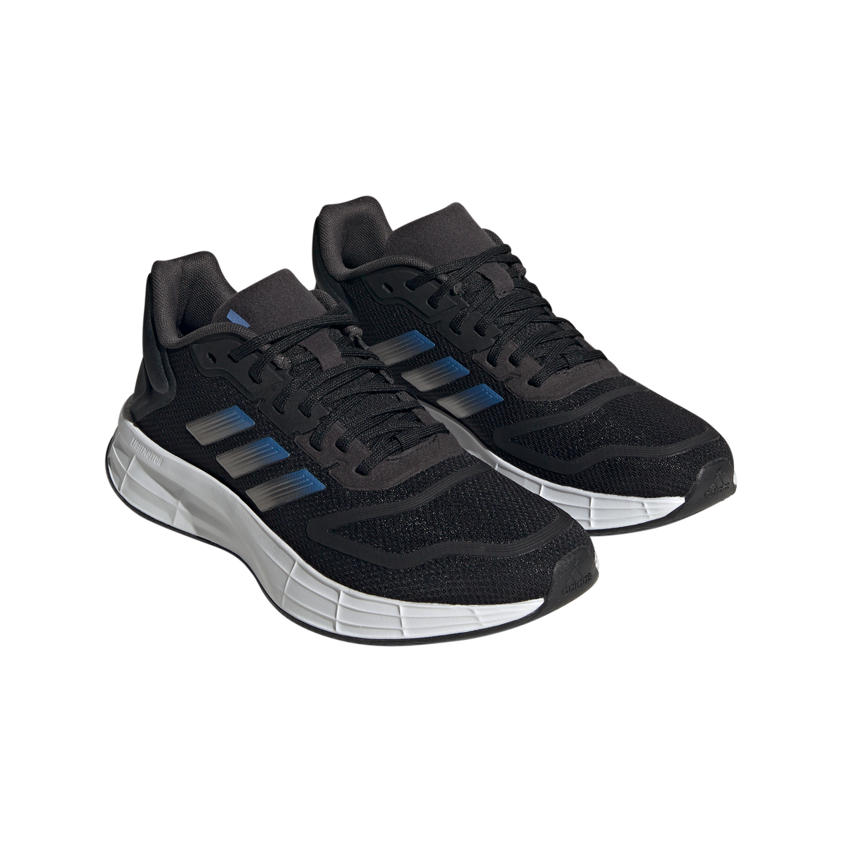 adidas Duramo 10 Running Shoes - Womens - Black/Blue Fusion Metallic/Night Metallic