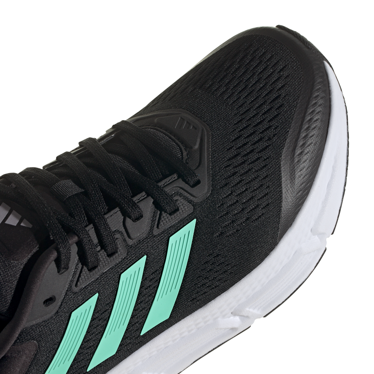 adidas Questar Running Shoes - Mens - Black/Pulse Mint/Carbon
