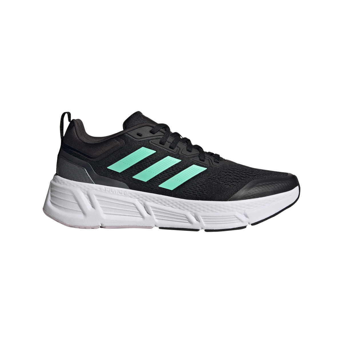 adidas Questar Running Shoes - Mens - Black/Pulse Mint/Carbon