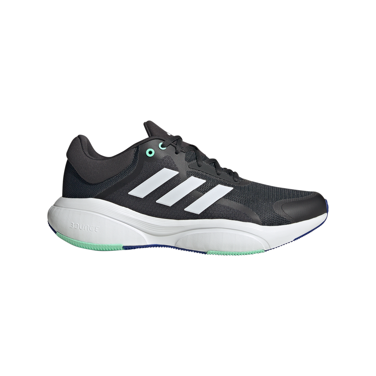 adidas Response Running Shoes - Mens - Carbon/White/Lucid Blue