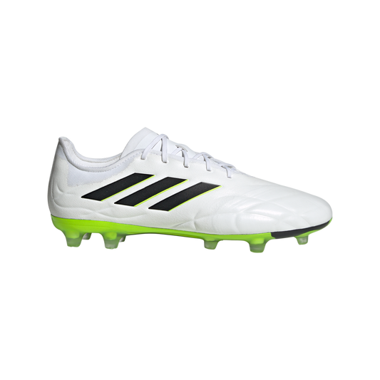 adidas Copa Pure.2 Firm Ground Football Boots - Adult - White/Black/Lucid Lemon