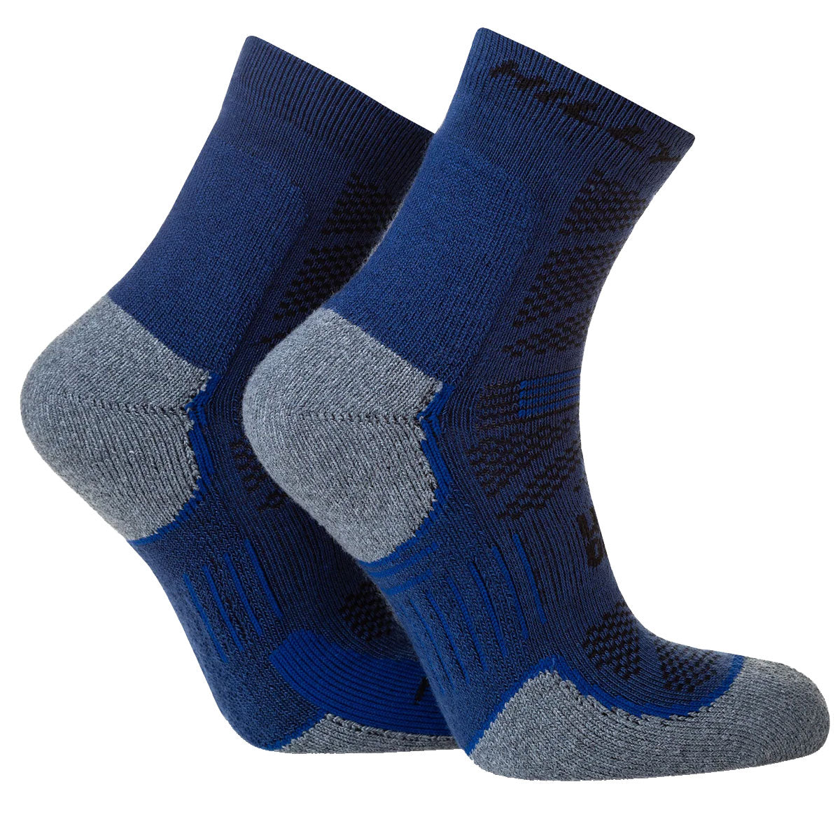 Hilly Supreme Anklet Max Socks - Mens - Midnight/Royal Blue