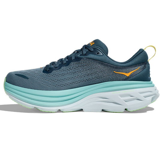 Hoka One One Bondi 8 Running Shoes - Mens - Real Teal/Shadow