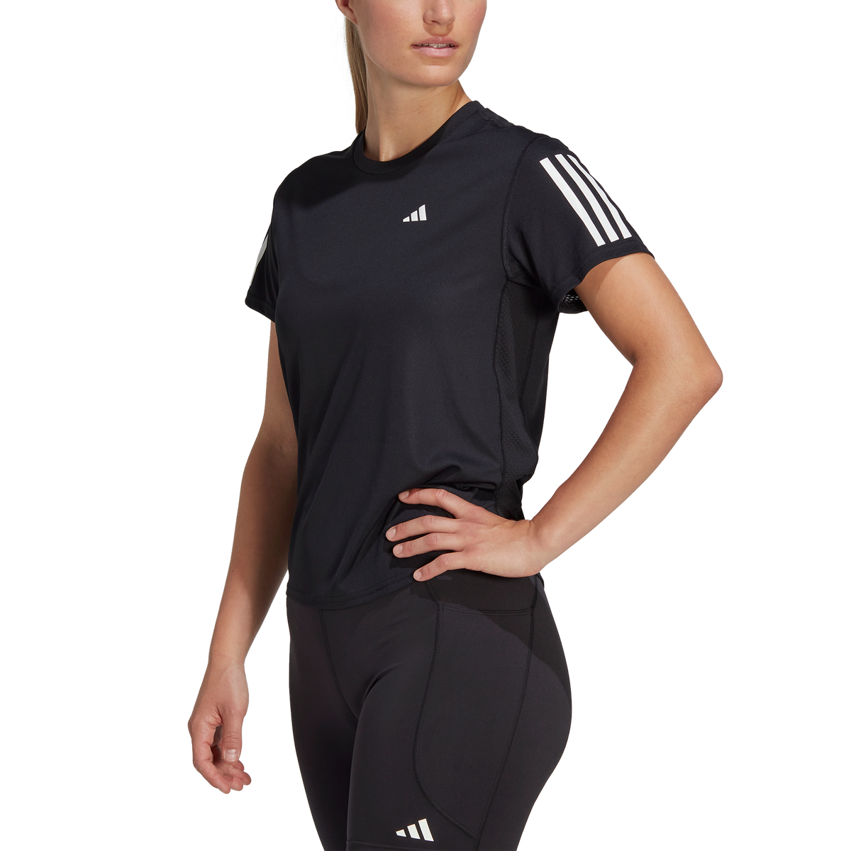 adidas Own The Run Tee - Womens - Black