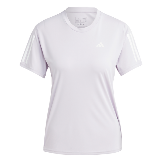 adidas Own The Run Tee - Womens - Silver Dawn