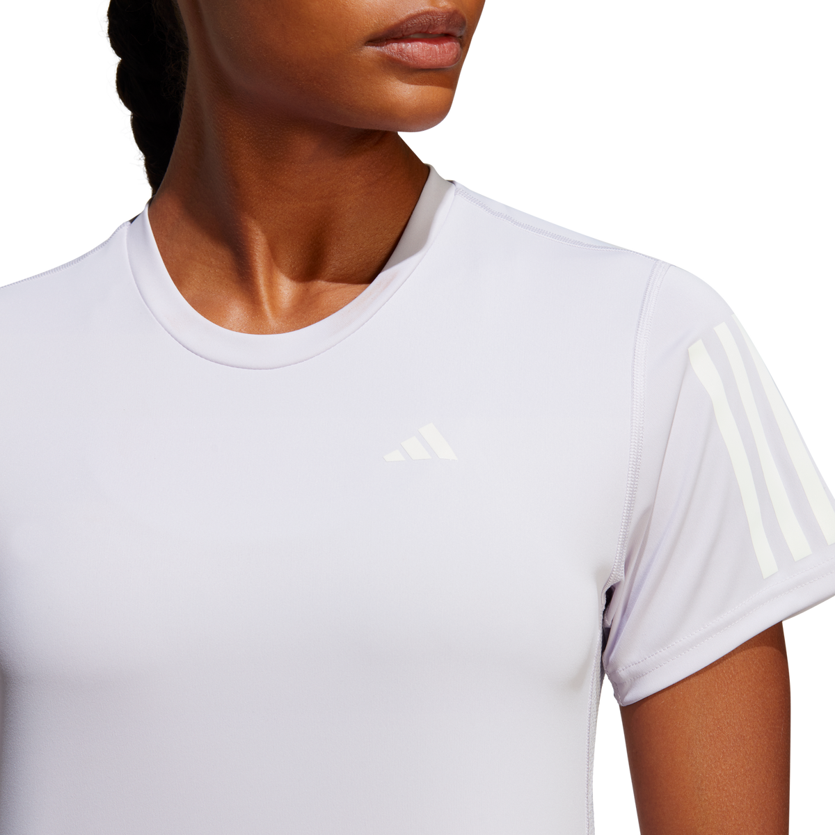 adidas Own The Run Tee - Womens - Silver Dawn