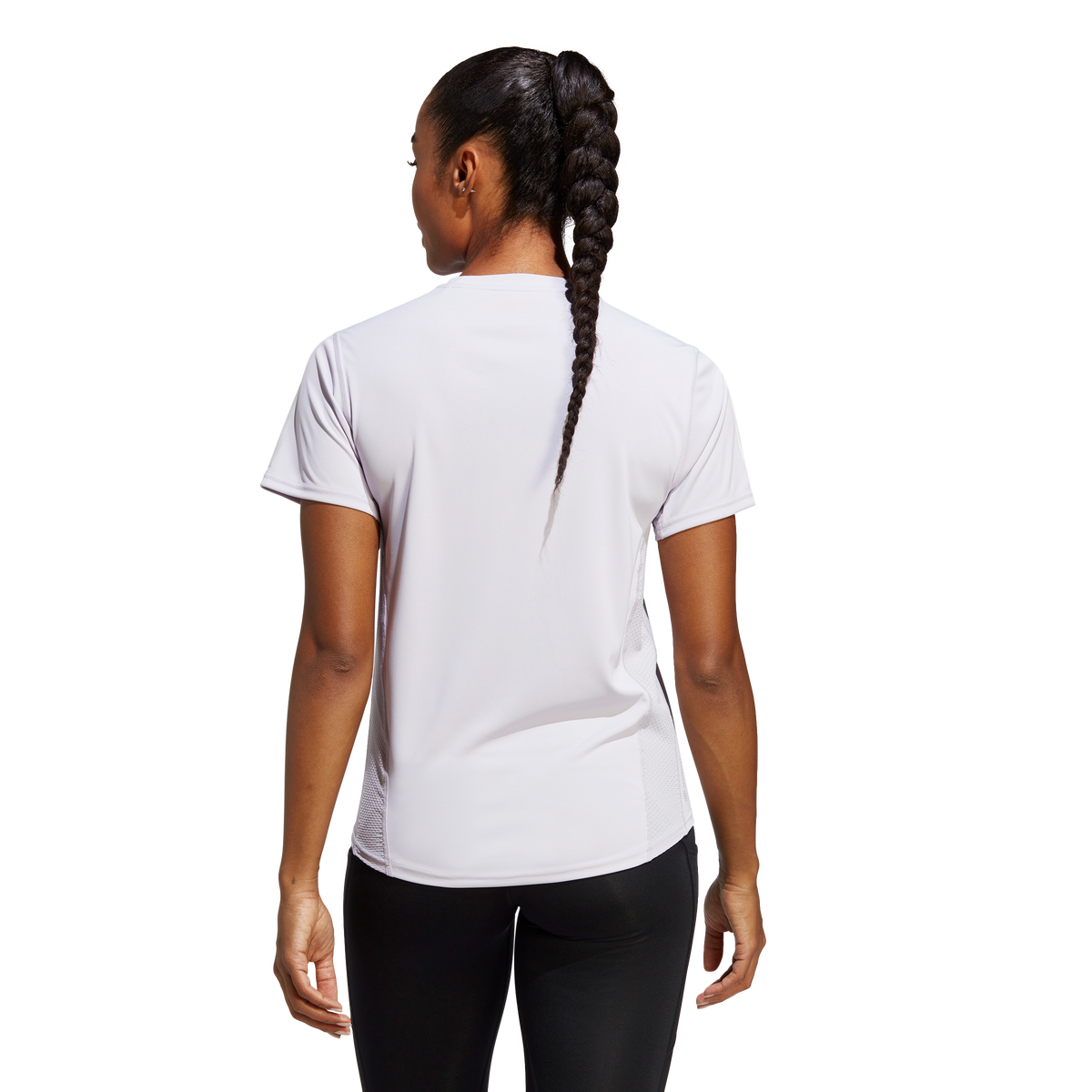 adidas Own The Run Tee - Womens - Silver Dawn