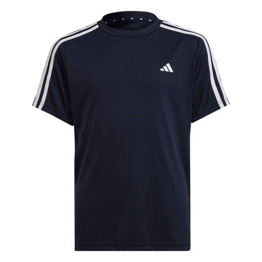 adidas TR Essentials 3 Stripes Tee - Boys - Legend Ink/White