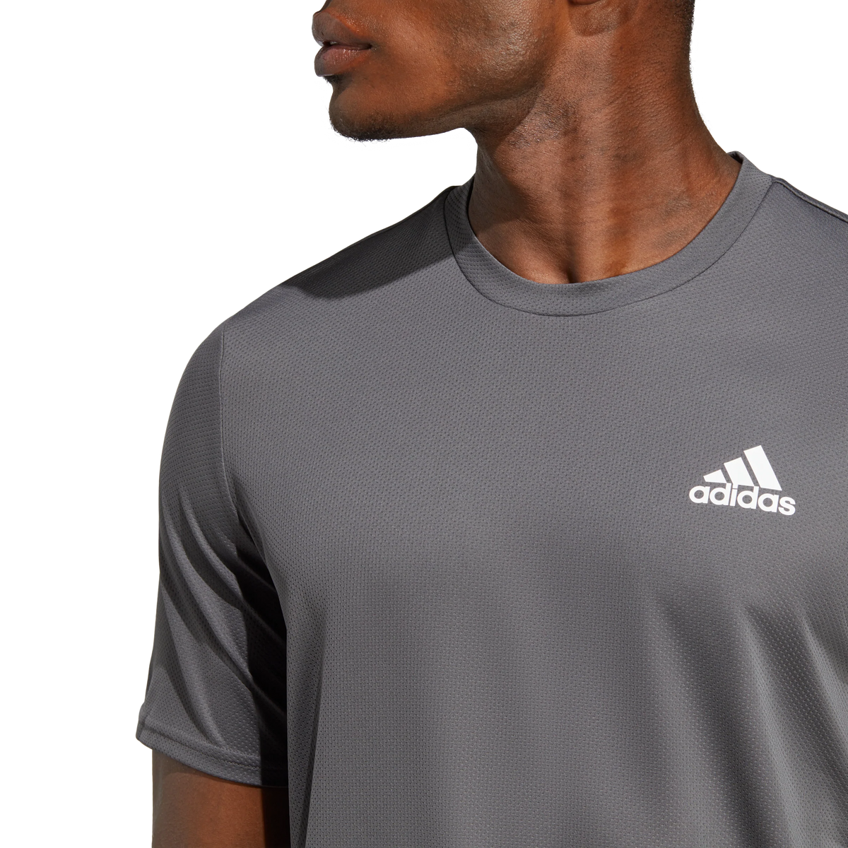 adidas D4M Tee - Mens - Grey/White