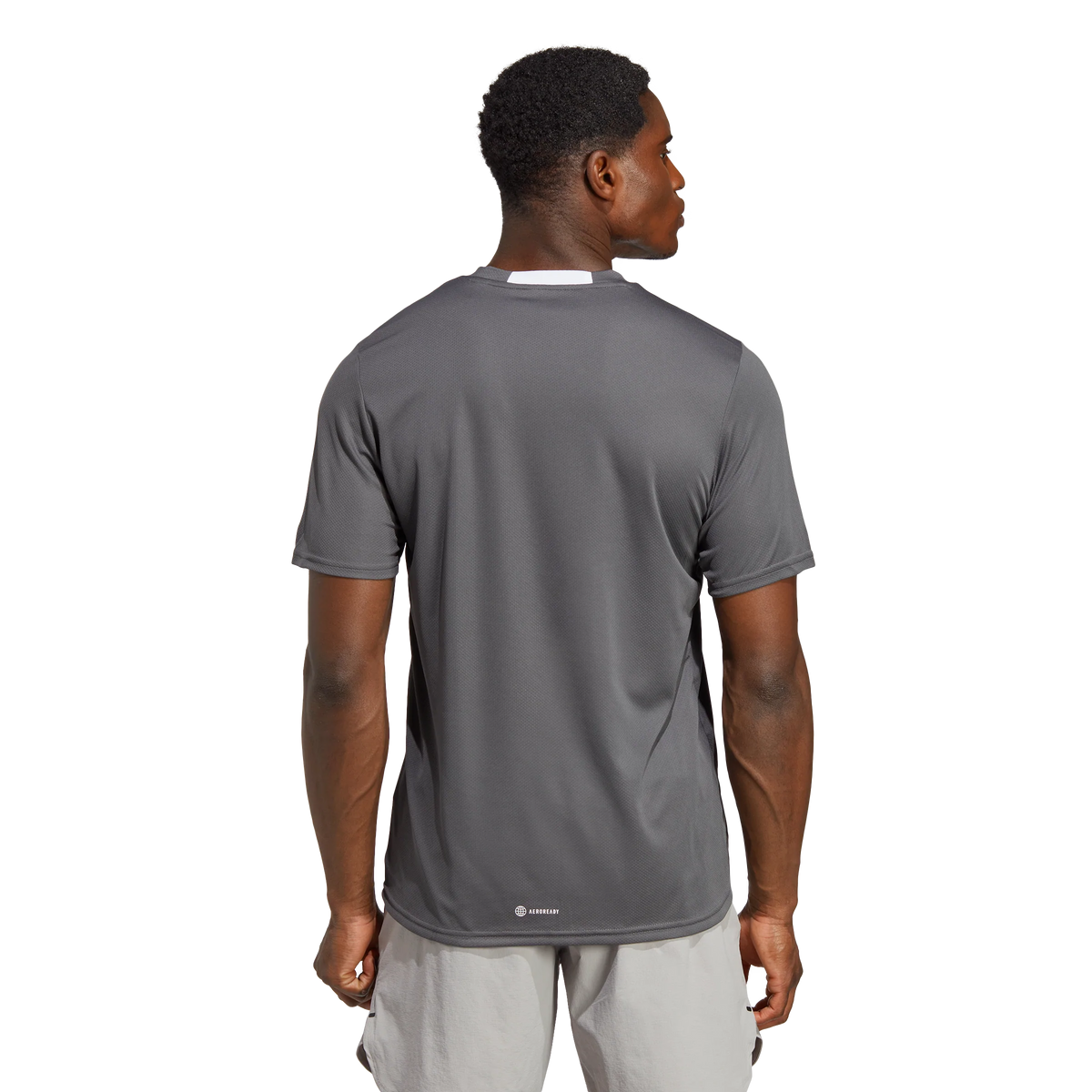 adidas D4M Tee - Mens - Grey/White