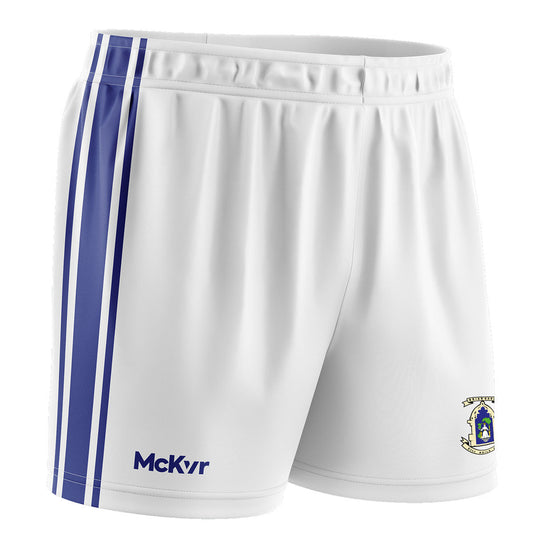 Mc Keever Kinawley Brian Boru's Core 22 GAA Shorts - Adult - White/Royal