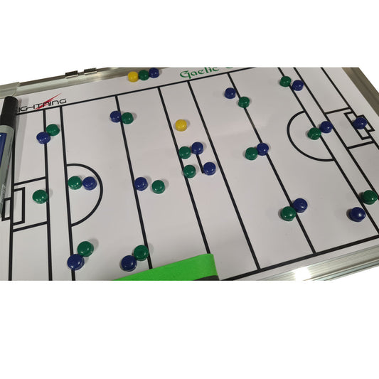 LS Gaelic Tactics Board - 30 x 45 White (Plain Magnets)