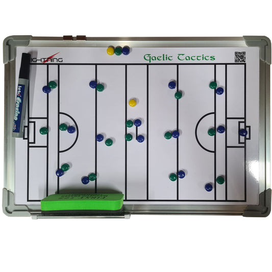 LS Gaelic Tactics Board - 30 x 45 White (Plain Magnets)