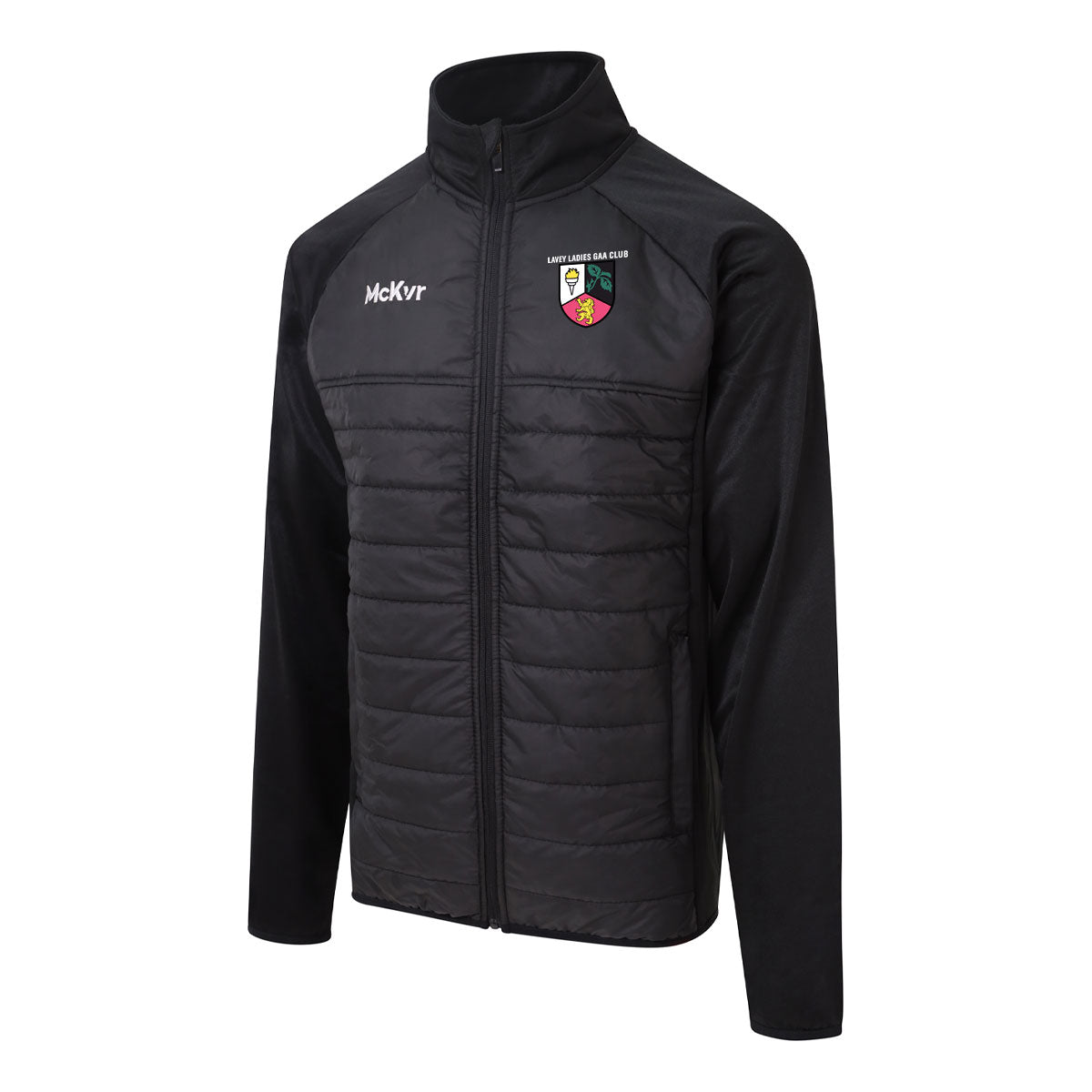 Mc Keever Lavey GAA Core 22 Hybrid Jacket - Adult - Black