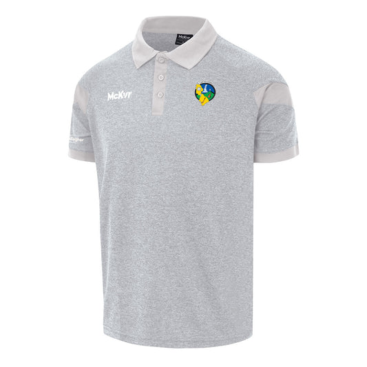 Mc Keever Leitrim GAA Core 22 Polo Top - Adult - Grey