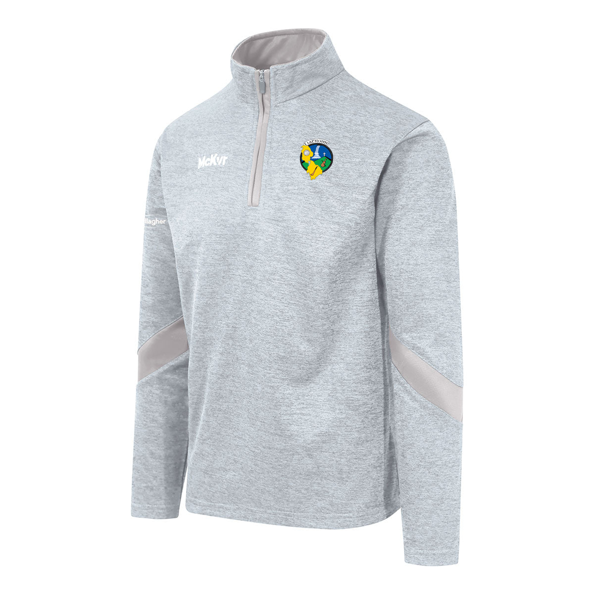 Mc Keever Leitrim GAA Core 22 1/4 Zip Top - Youth - Grey