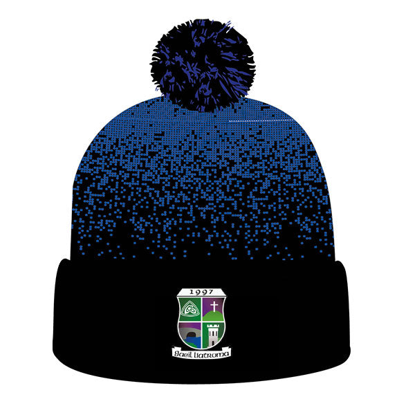 Mc Keever Leitrim Gaels GAA Core 22 Bobble Hat - Adult - Black/Blue