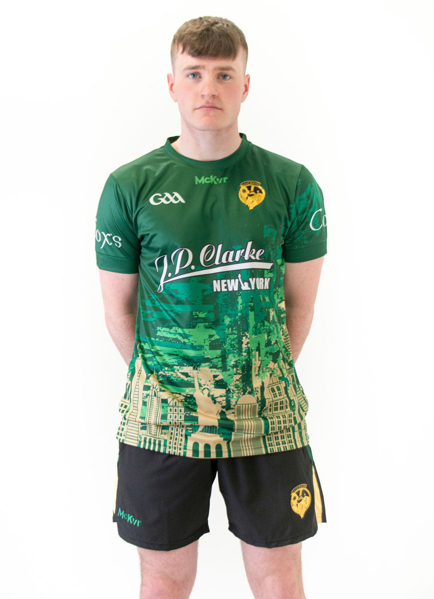 Mc Keever Leitrim GAA Official Pulse Training Jersey - Youth - Green/Gold