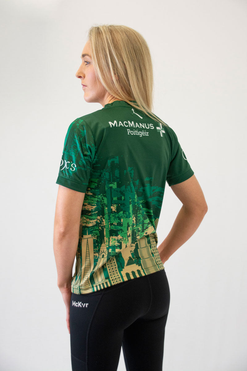 Mc Keever Leitrim GAA Official Pulse Training Jersey - Womens - Green/Gold