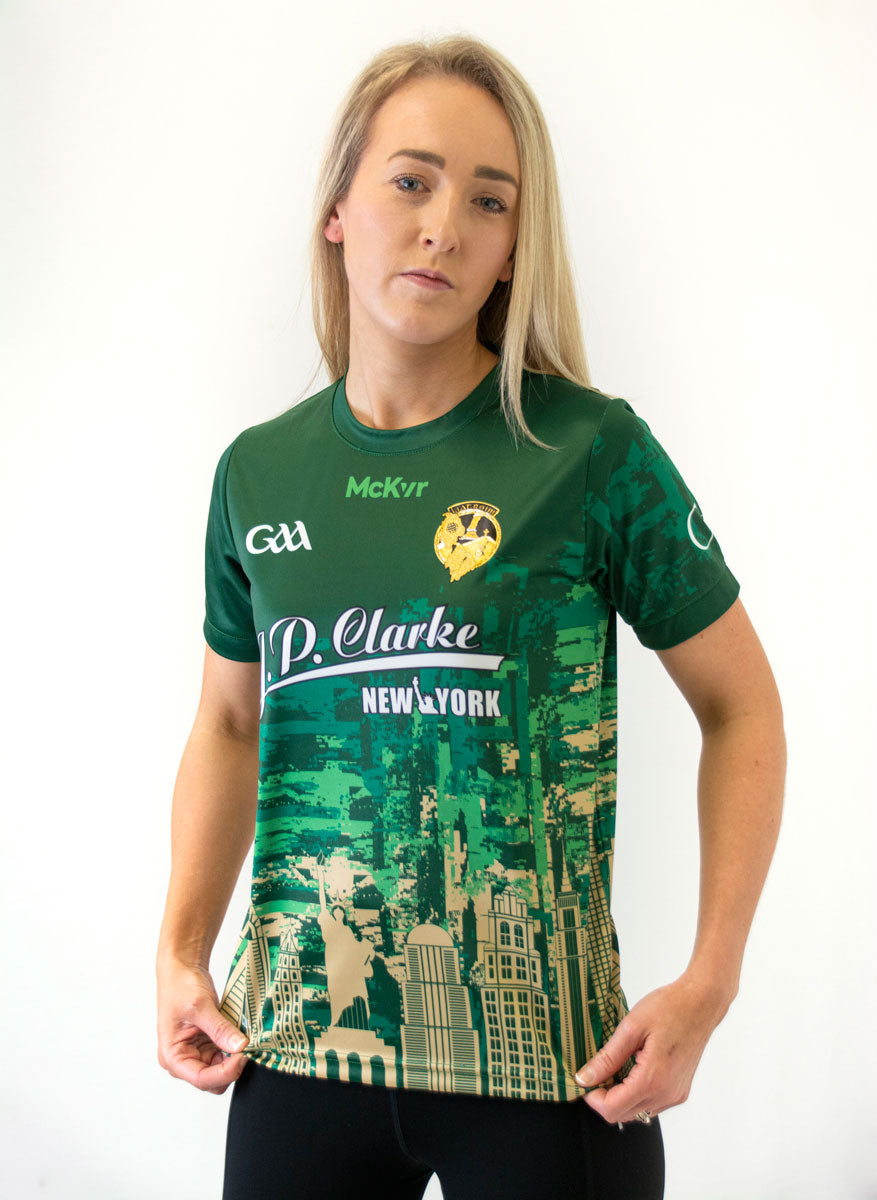 Mc Keever Leitrim GAA Official Pulse Training Jersey - Womens - Green/Gold