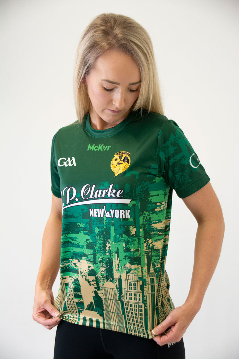 Mc Keever Leitrim GAA Official Pulse Training Jersey - Womens - Green/Gold