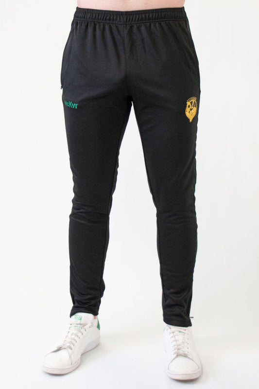 Mc Keever Leitrim GAA Official Pulse Skinny Pants - Youth - Black/Green