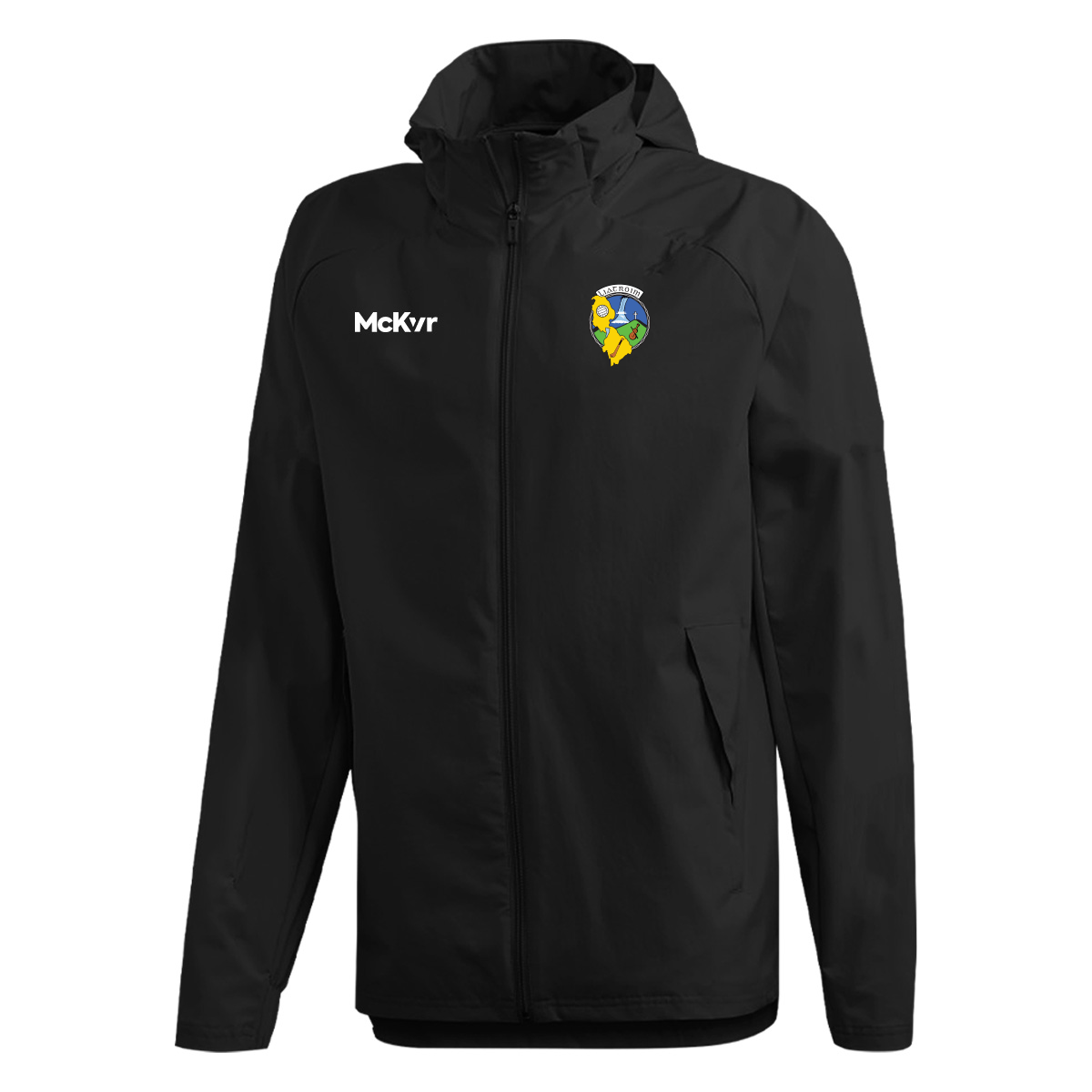 Mc Keever Leitrim GAA Core 22 Rain Jacket - Youth - Black