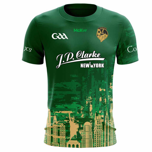 Mc Keever Leitrim GAA Official Pulse Training Jersey - Youth - Green/Gold