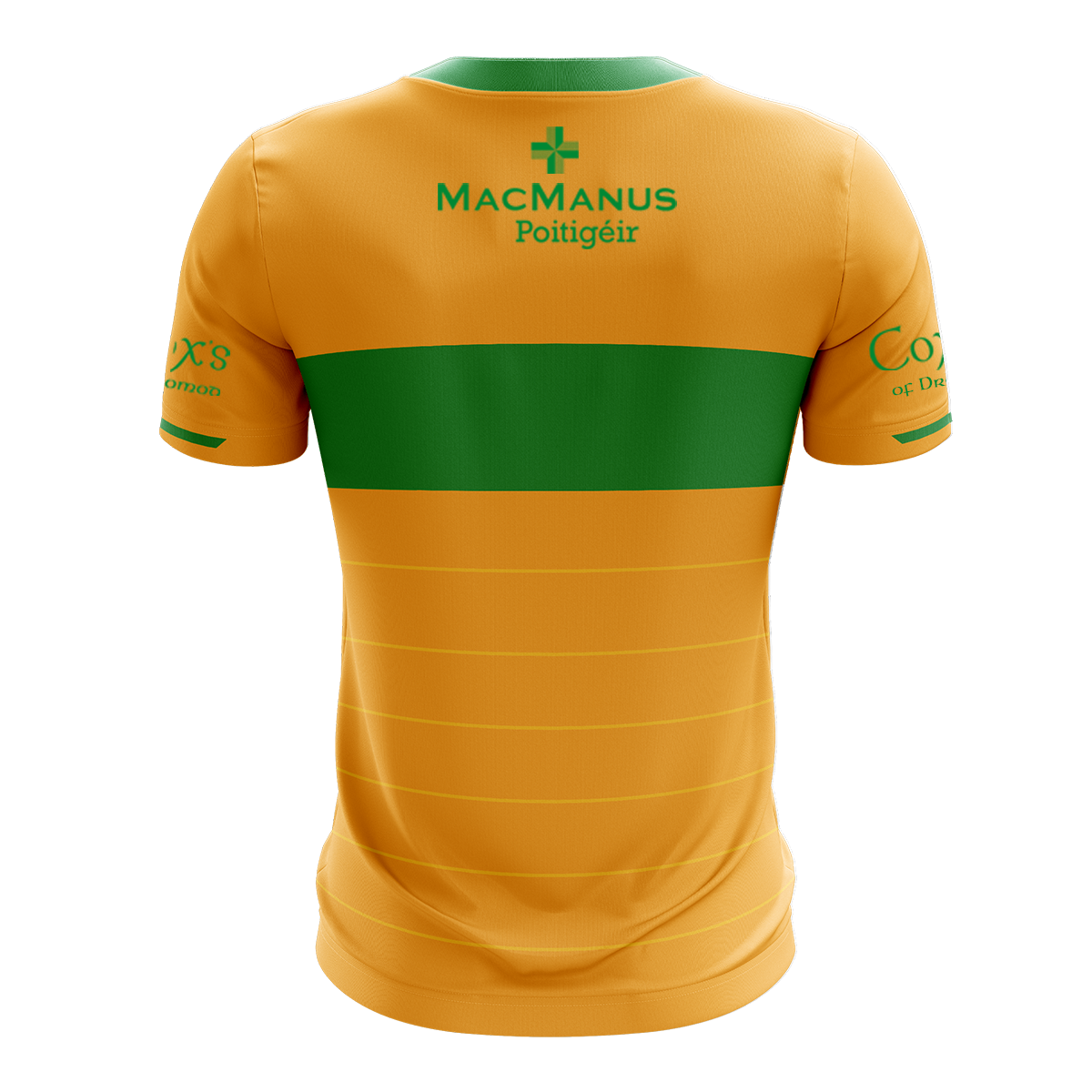Mc Keever Leitrim GAA Official Away Jersey - Adult - Gold - Player Fit