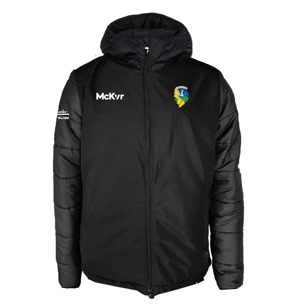 Mc Keever Leitrim GAA Core 22 Stadium Jacket - Adult - Black