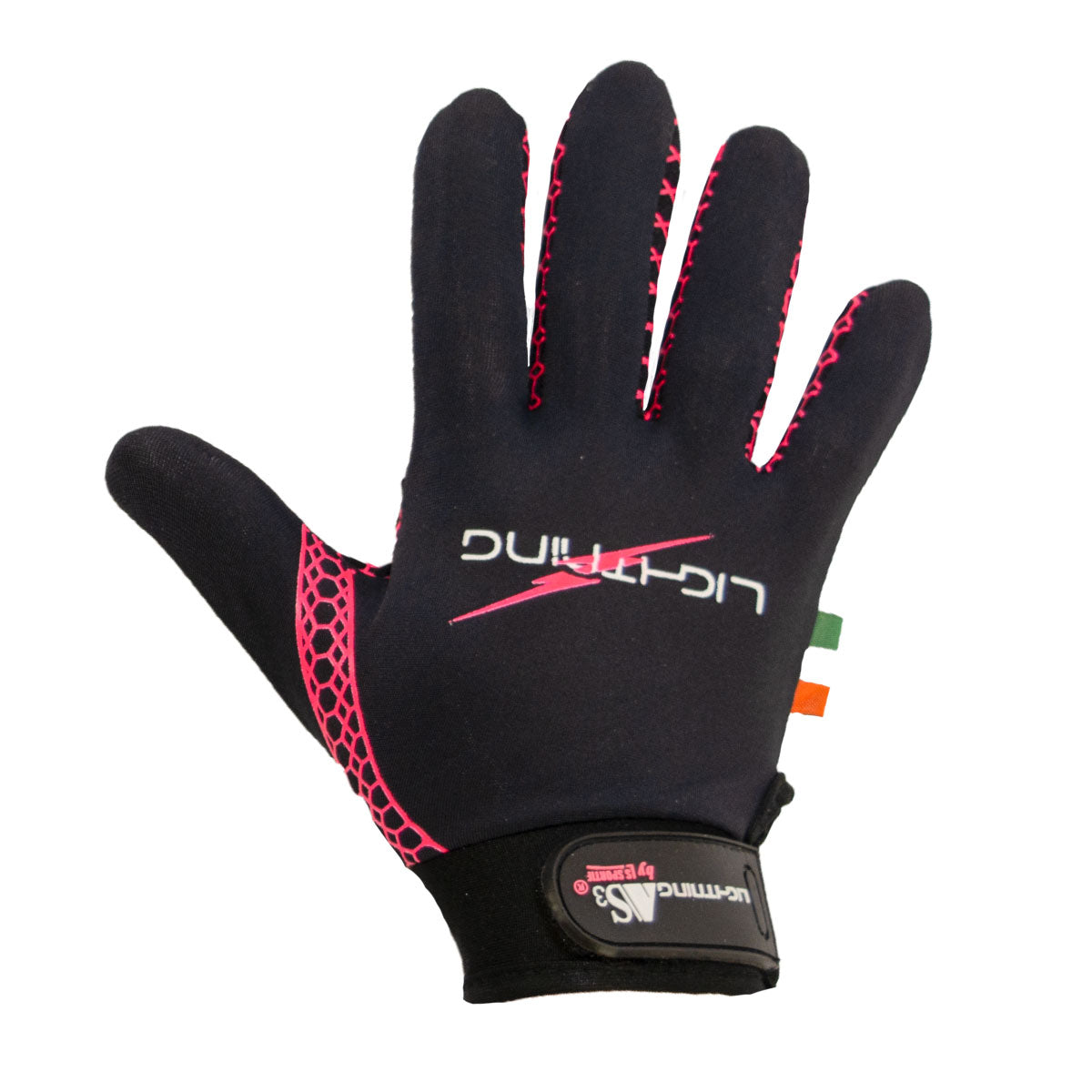 LS Lightning Gloves - Youth - Black/Pink