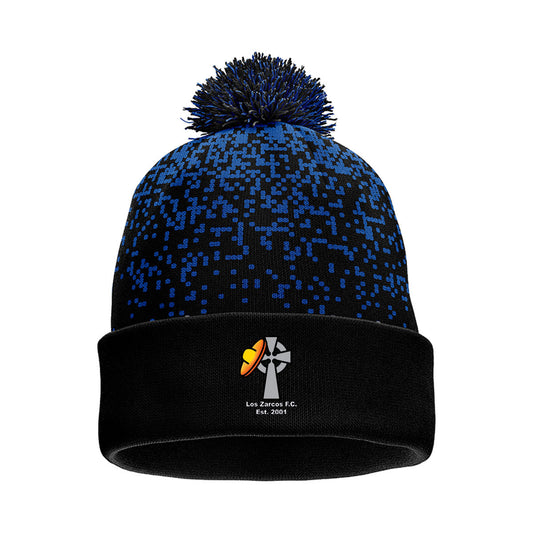 Mc Keever Los Zarcos FC Core 22 Bobble Hat - Adult - Black/Blue