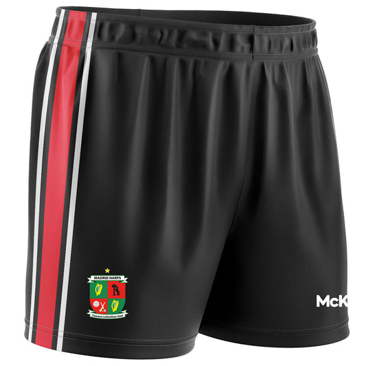 Mc Keever Madrid Harps GAA Training Short - Youth - Black/Red