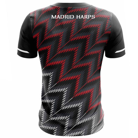 Mc Keever Madrid Harps GAA Training Jersey - Womens - Black/Red