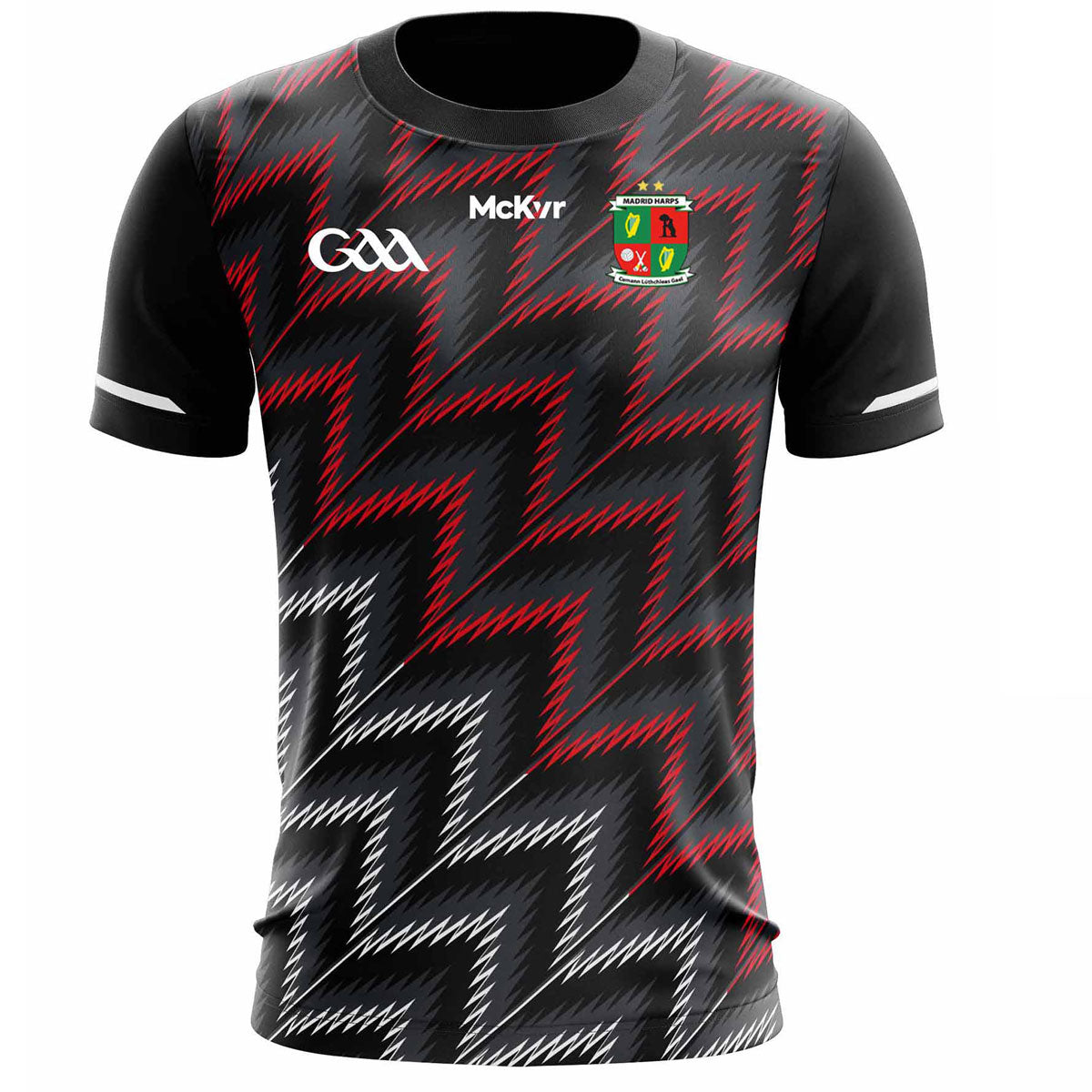 Mc Keever Madrid Harps GAA Training Jersey - Womens - Black/Red